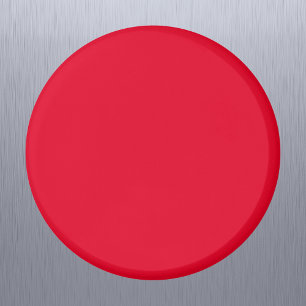 Cadmium Red Solid Color Magnet