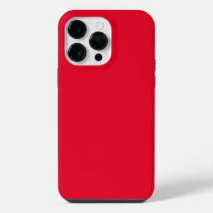 Cadmium Red Solid Colour iPhone 14 Pro Max Case