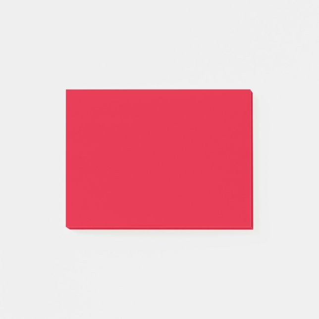 Cadmium Red Solid Colour Post-it Notes (Front)