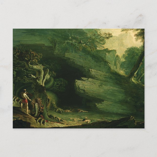 Cadmus and the Dragon Postcard (Front)