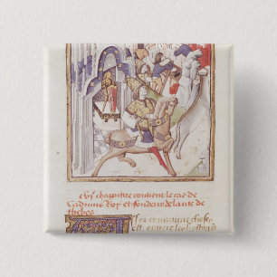 Cadmus, founder of Thebes 15 Cm Square Badge