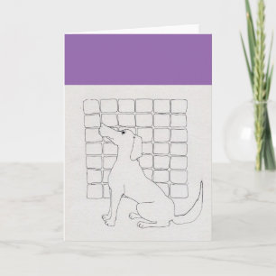 Cador Doggie Dog Forever in my Heart Memorial Card