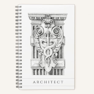 CADUCEUS 5.5x8.5 Spiral Notebook