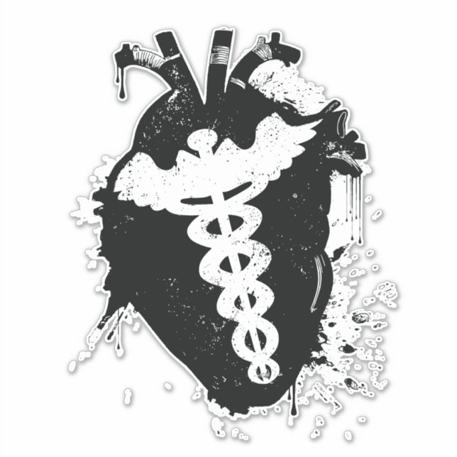 caduceus anatomical heart (Front)