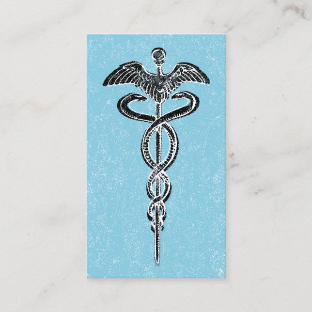 Caduceus Business Cards - Nurse Medical Medicine (Front)