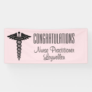 Caduceus Congratulations  Nurse EMT Banner