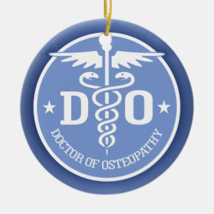 Caduceus DO 2 Ceramic Tree Decoration