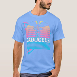 Caduceus Heralds Wand Staff Of Hermes Hermeticism  T-Shirt