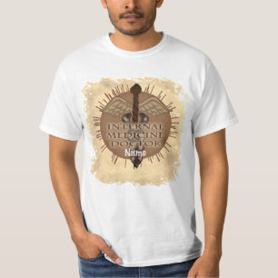 Caduceus Internal Medicine doctor T-Shirt