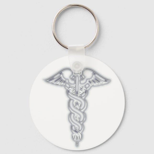 Caduceus Key Ring (Front)