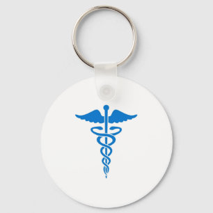 Caduceus Key Ring