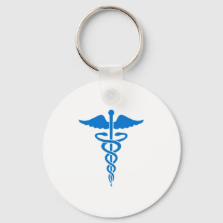 Caduceus Key Ring