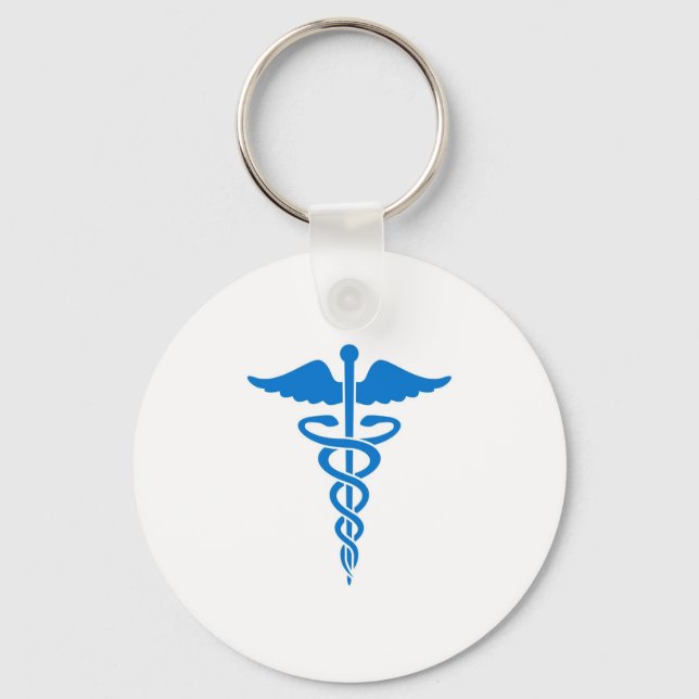 Caduceus Key Ring (Front)
