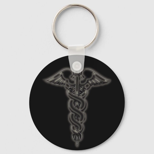 Caduceus Key Ring (Front)
