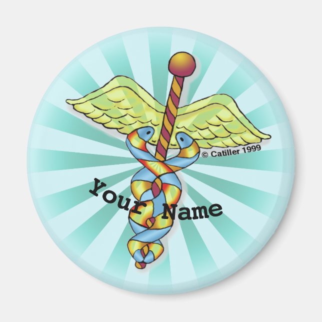 Caduceus Magnet (Front)