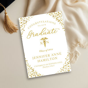 Caduceus Medical RN Graduation Announcement Photo