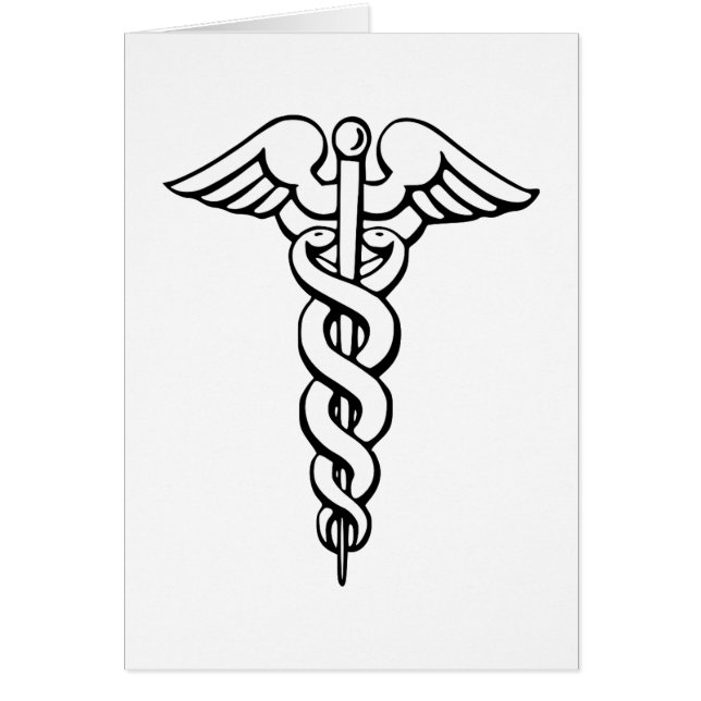 Caduceus Medical Symbol (Front)