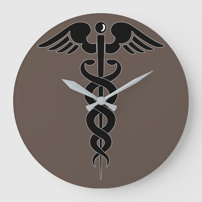 caduceus-medical-symbol-medical-logo large clock (Front)