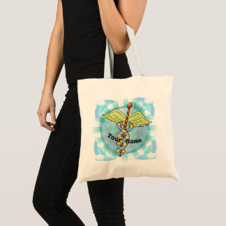 Caduceus Nurse tote bag