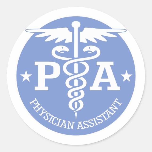 Caduceus PA2 gift ideas Classic Round Sticker (Front)