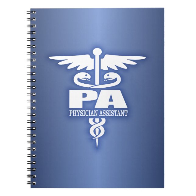 Caduceus PA Spiral Notebook (Front)