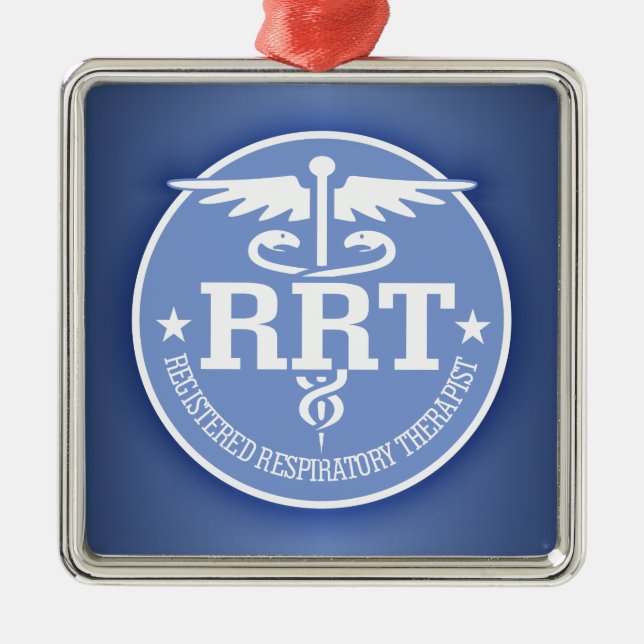 Caduceus RRT 2 Metal Tree Decoration (Front)