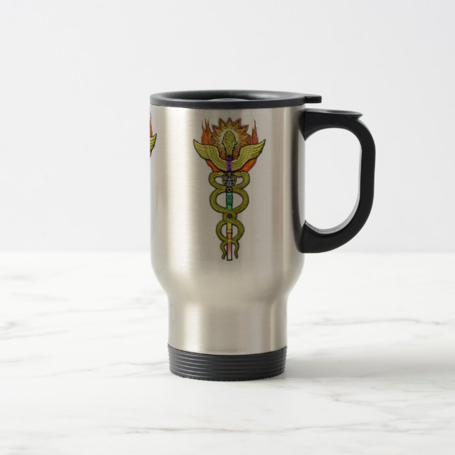 Caduceus Travel Mug (Right)