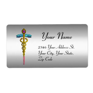 CADUCEUS, vibrant gold amethyst