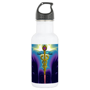 CADUCEUS,Vibrant Gold Amethyst 532 Ml Water Bottle