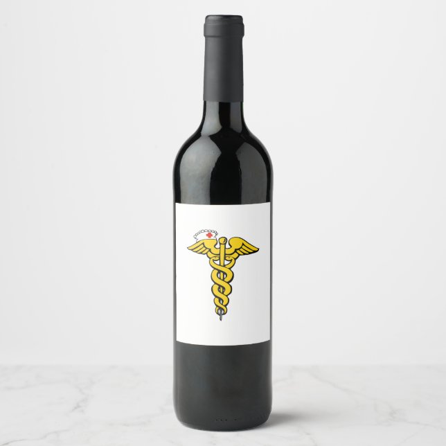 Caduceus Wine Label (Front)