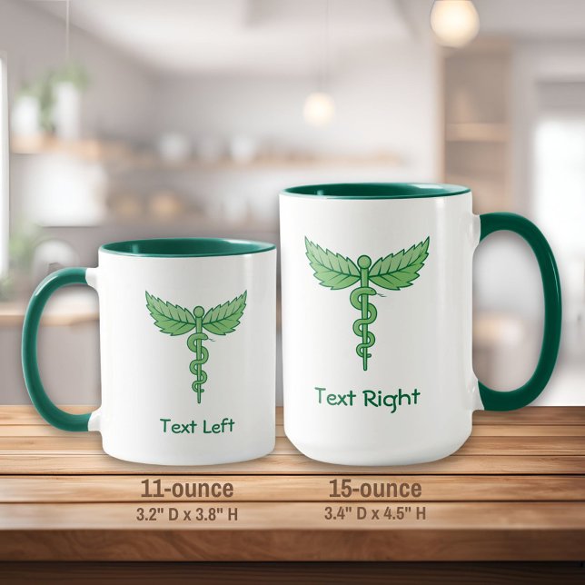 Caduceus with Leaves Mug (Creator Uploaded)