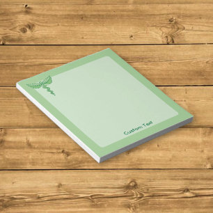 Caduceus with Leaves Notepad