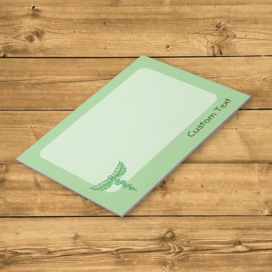 Caduceus with Leaves Notepad