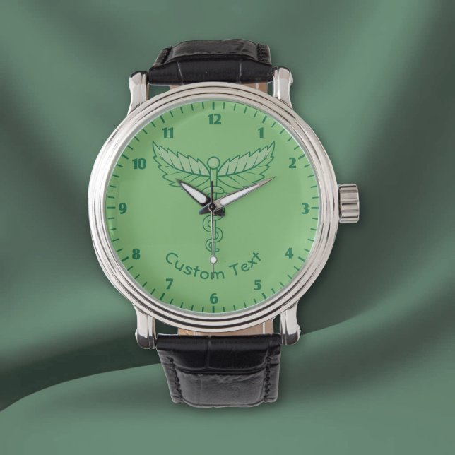 Caduceus with Leaves Watch (Creator Uploaded)