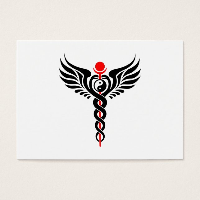 Caduceus – Yin Yang – Winged Serpent – Hermetic (Front)