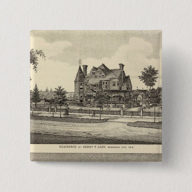 Cady and Kilpatrick, Nebraska 15 Cm Square Badge (Front)