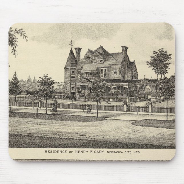 Cady and Kilpatrick, Nebraska Mouse Pad (Front)
