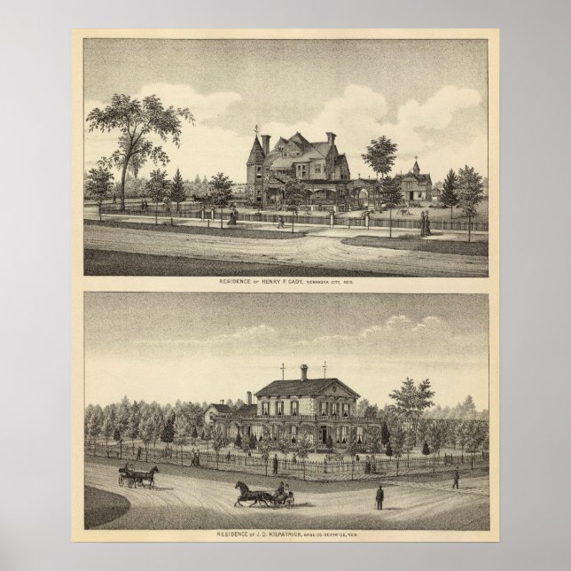 Cady and Kilpatrick, Nebraska Poster (Front)