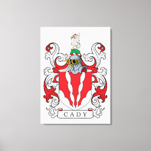 Cady Family Crest Canvas Print