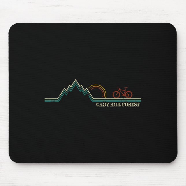 Cady Hill Mountain Biking Vermont Stowe  Mouse Pad (Front)