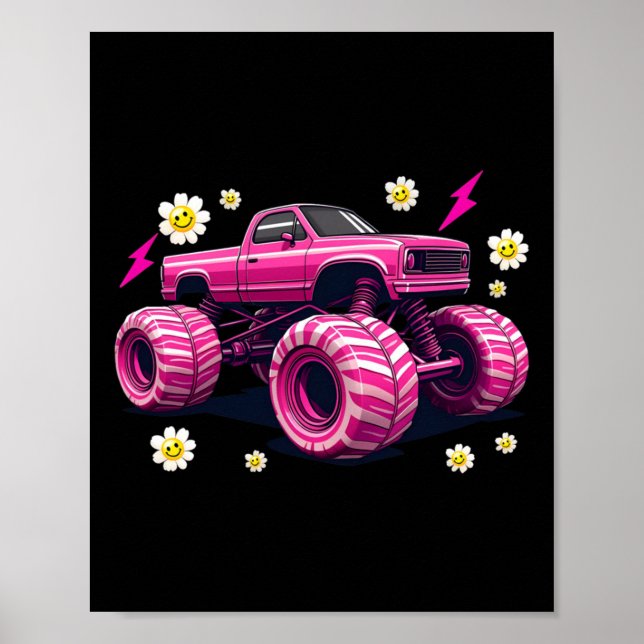Cady Monster – Cute And Spooky Fun Sticker  Poster (Front)