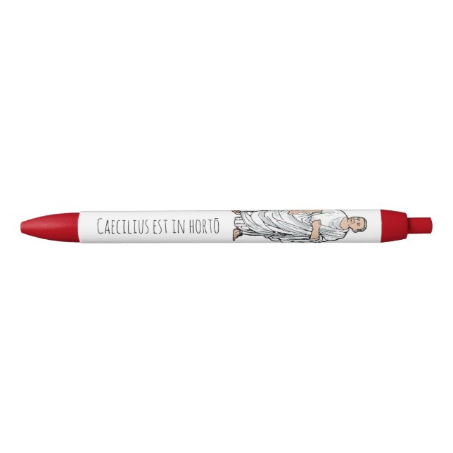 Caecilius Black Ink Pen (Front)