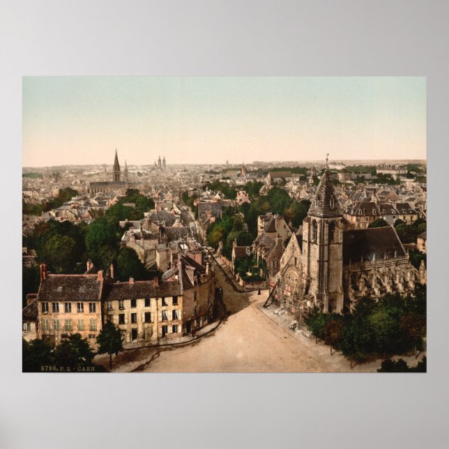 Caen, Basse-Normandie, France Poster (Front)