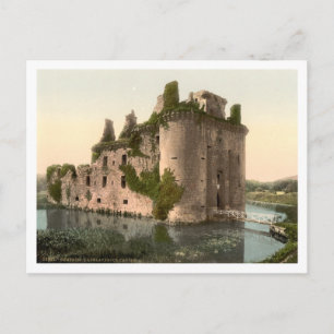 Caerlaverock Castle, Dumfries, Scotland Postcard