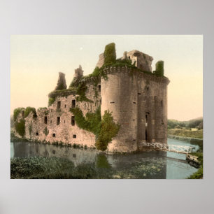 Caerlaverock Castle, Scotland Archival Print