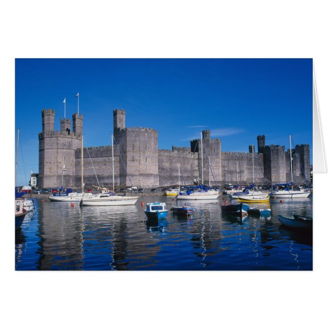 Caernarfon Castle, Gwynedd, Wales (Front Horizontal)