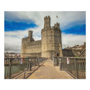 Caernarfon Castle Wales. Photo Print