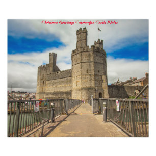 Caernarfon Castle Wales. Photo Print