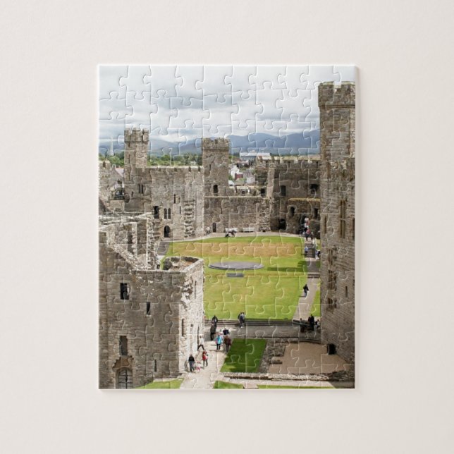 Caernarfon Castle, Wales, United Kingdom 1 Jigsaw Puzzle (Vertical)