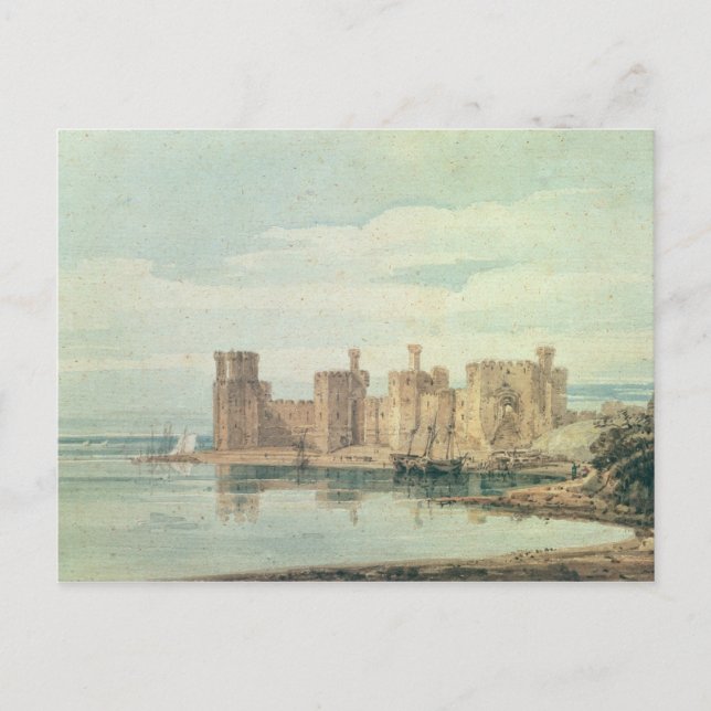 Caernarvon Castle Postcard (Front)